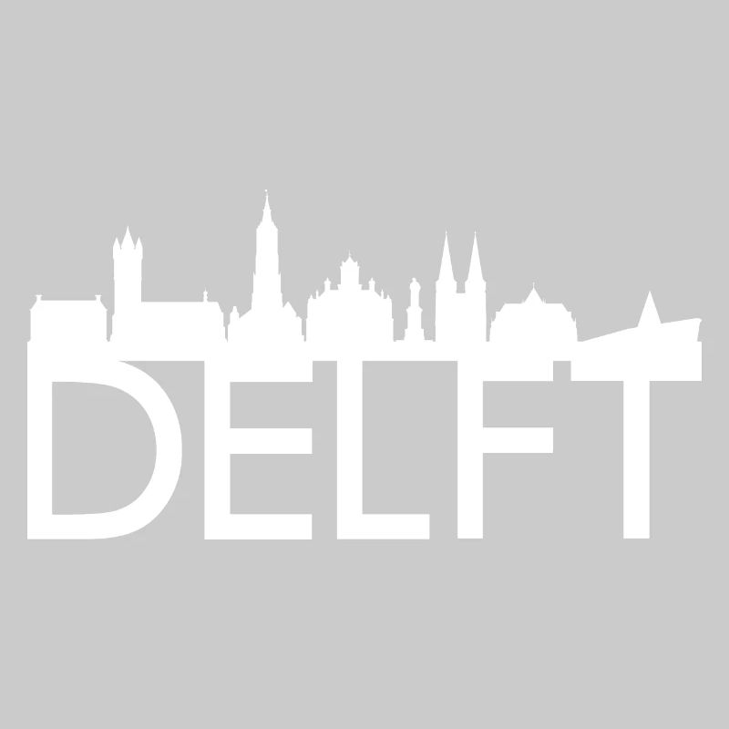 Delft Netherlands skyline gift idea