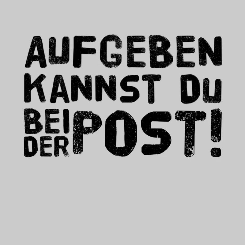 Aufgeben kannst Du bei der Post