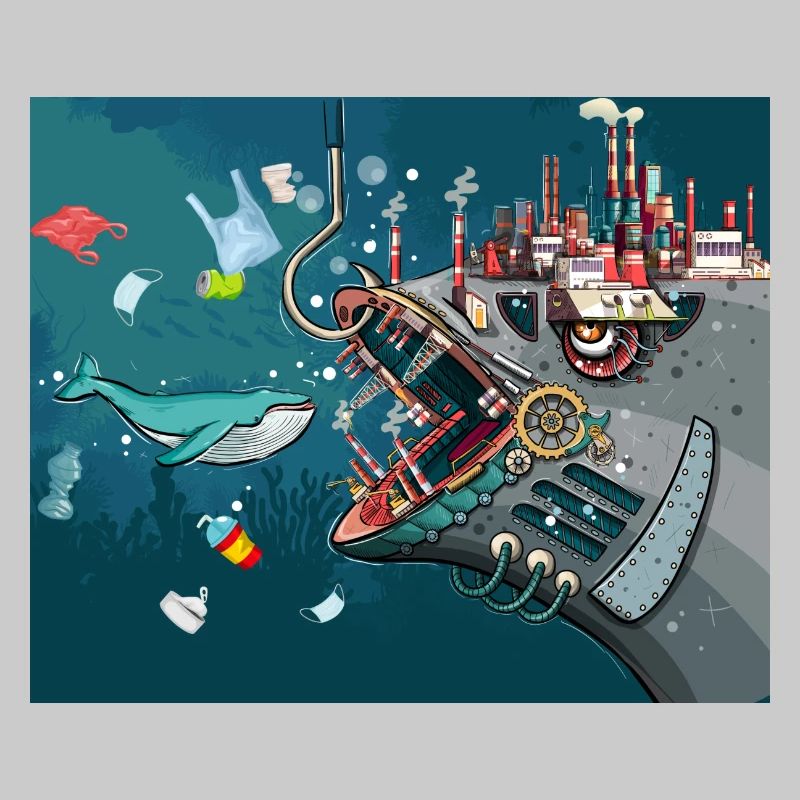 Polluted Ocean