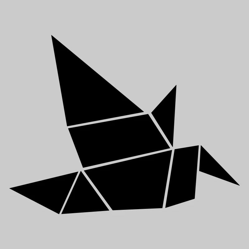 Origami Vogel Taube Friedenstaube Geschenk