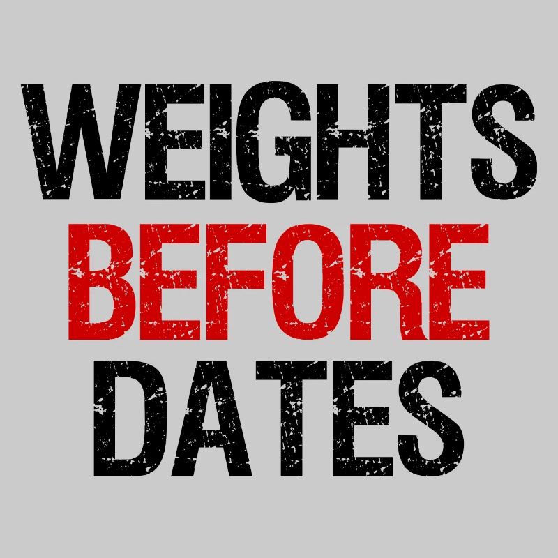 Weights Before Dates (black/red)