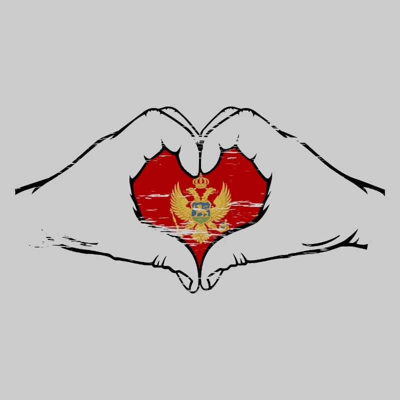 Forme du drapeau du Monténégro utilisée