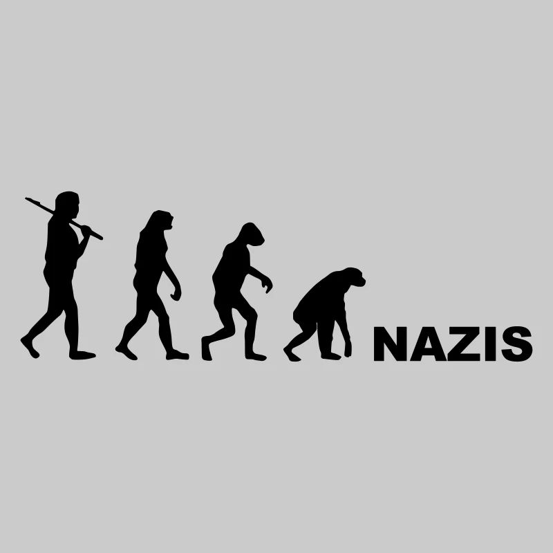 Evolution Rückwärts Nazis