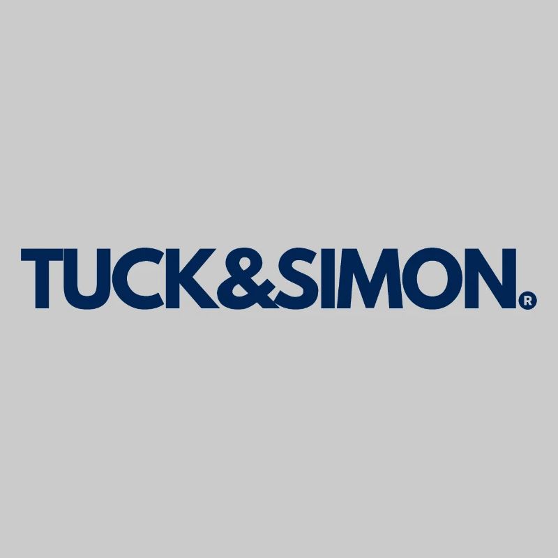 Tuck&Simon Navy Nameplate