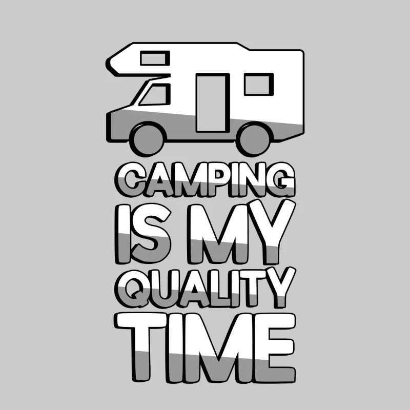 CAMPING EST MON TEMPS DE QUALITÉ + Caravane - Camping