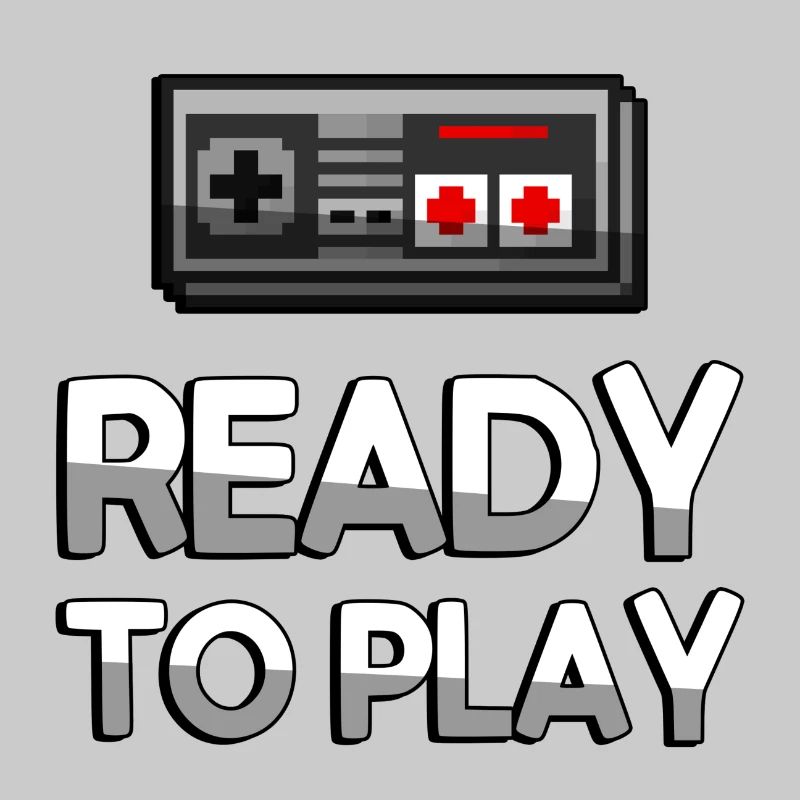 READY TO PLAY + NES Controller - Gaming