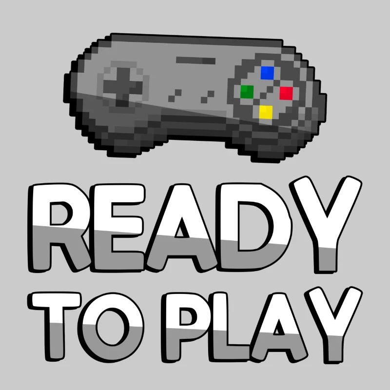 READY TO PLAY + SNES Controller - Gaming