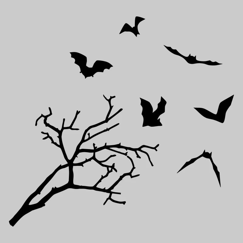 Fledermäuse und Baum, Fledermaus
