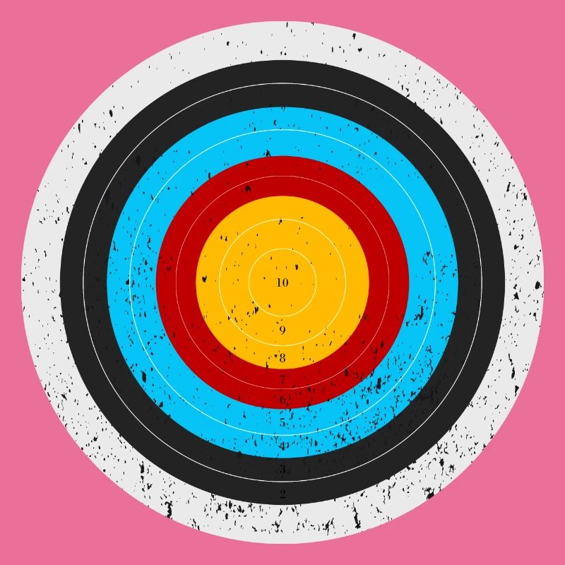 Archer cible tir à l’arc