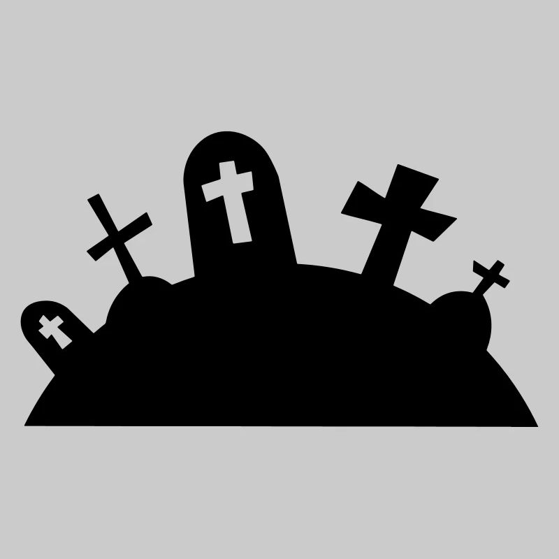 Gräber Friedhof Halloween / graveyard graves