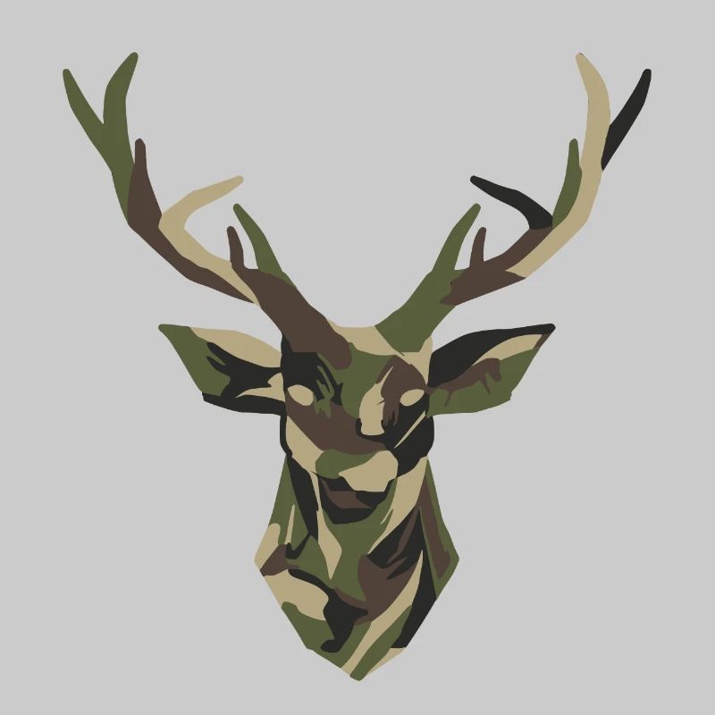 Jäger Camouflage Geschenk Hirsch Jagd Rotwildjagd