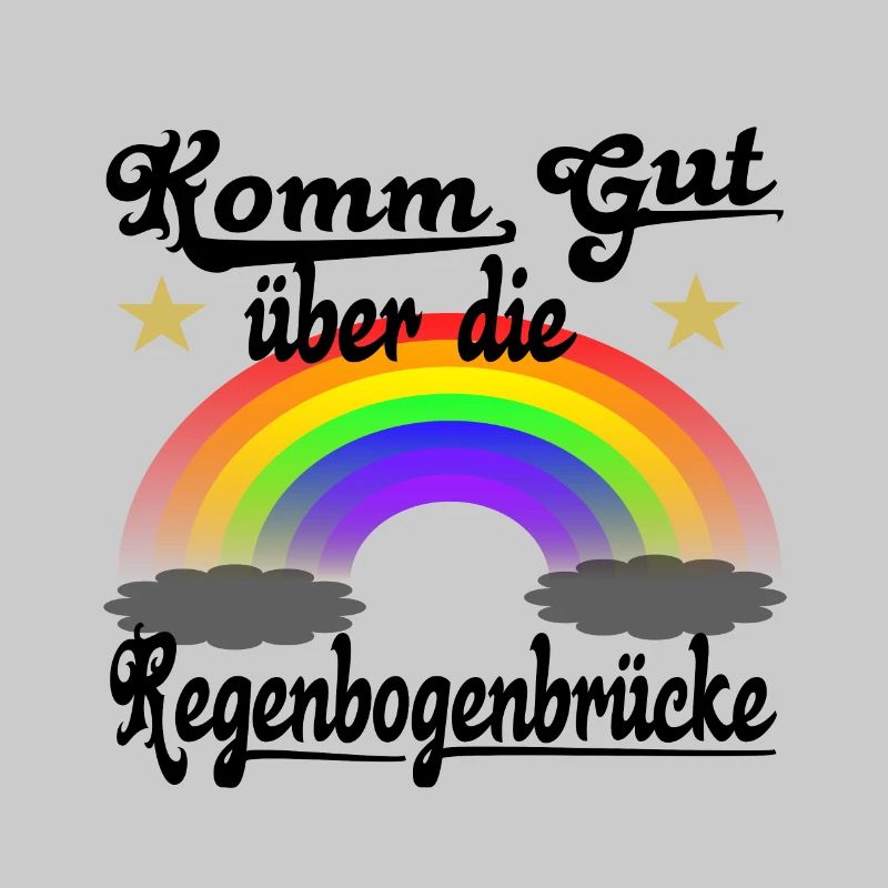 Regenbogenbrücke Gedanke Ruhe in Frieden