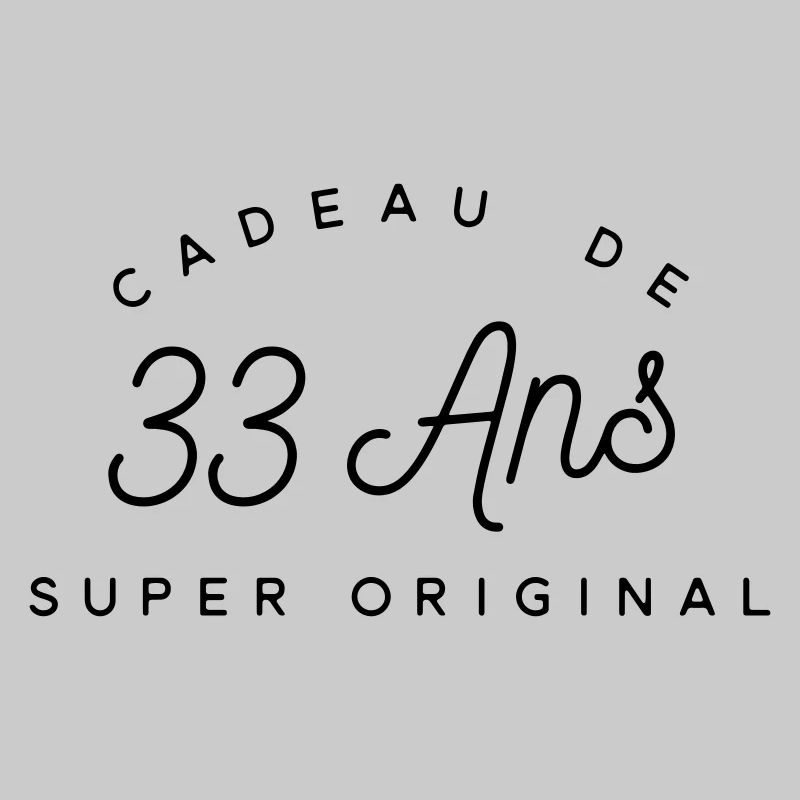 Cadeau 33 ans