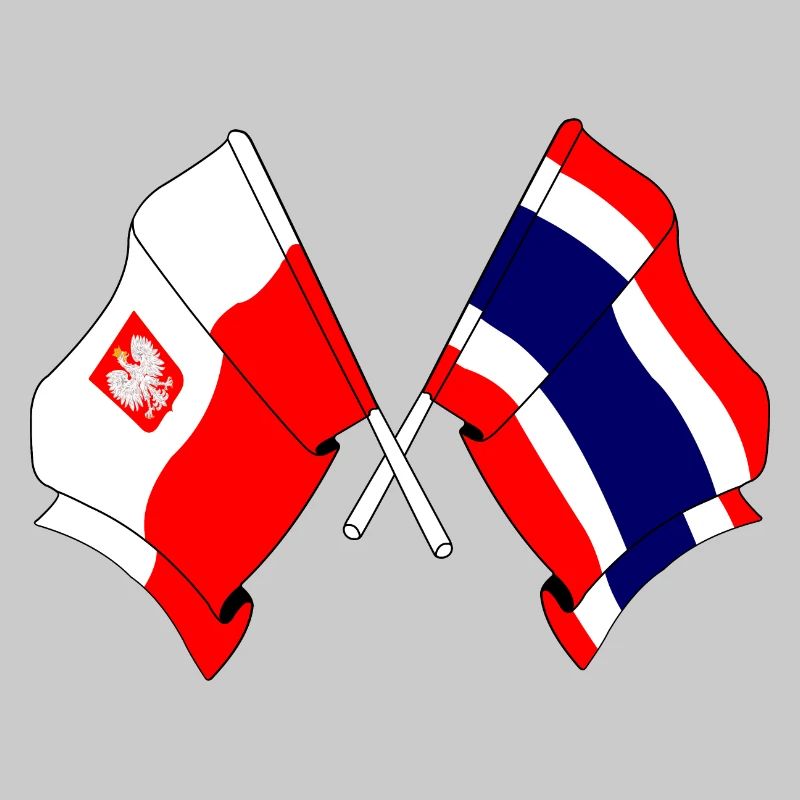 Drapeau Pologne, Thaïlande