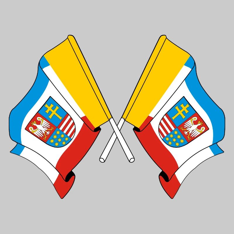 Deux drapeaux de la Sainte-Croix