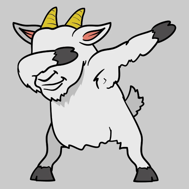 Dabbing Dab Ziege