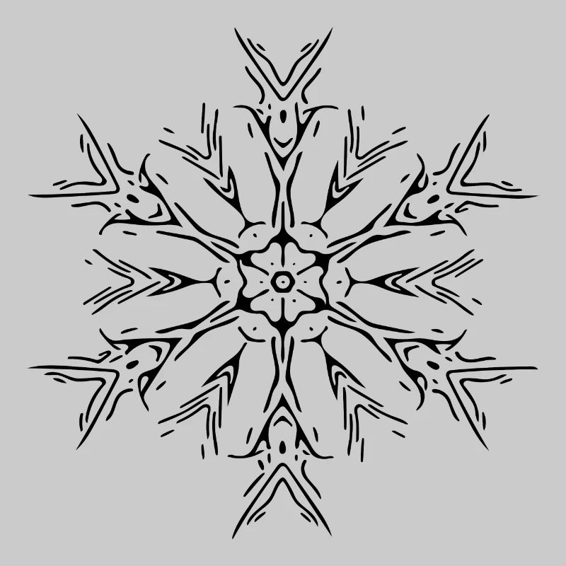 Mandala Lines Abstract Shape Pattern