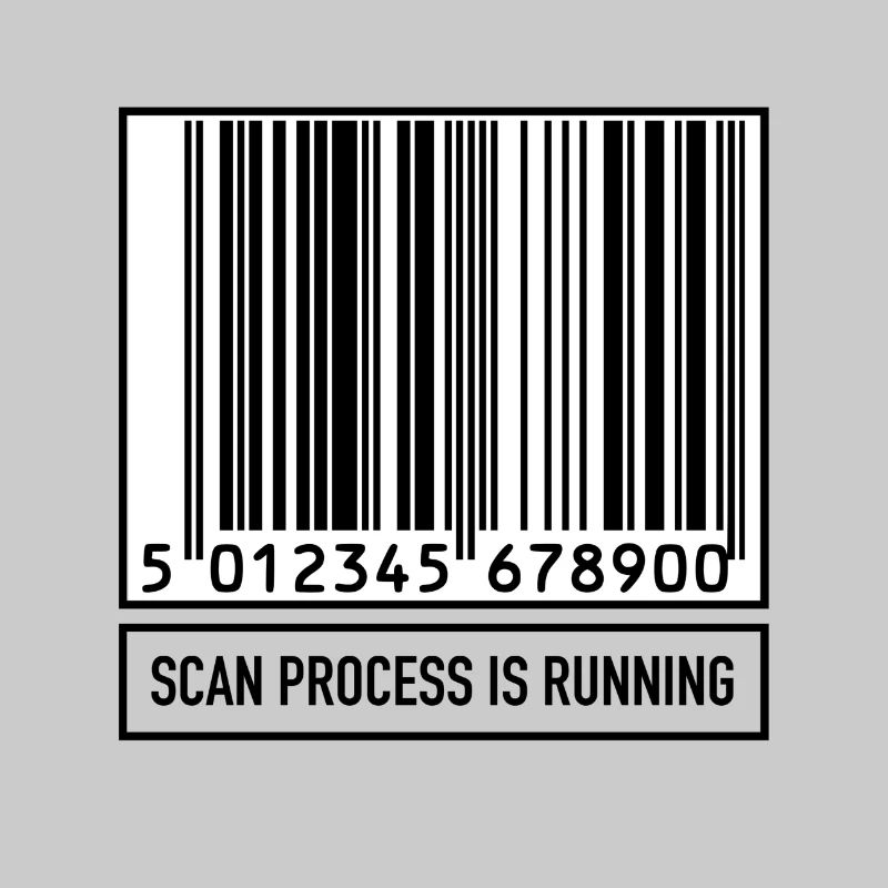 Scan bar code computer science technology gift