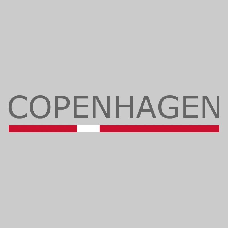 Copenhague - Kopenhague - Drapeau du Danemark - Dänemark