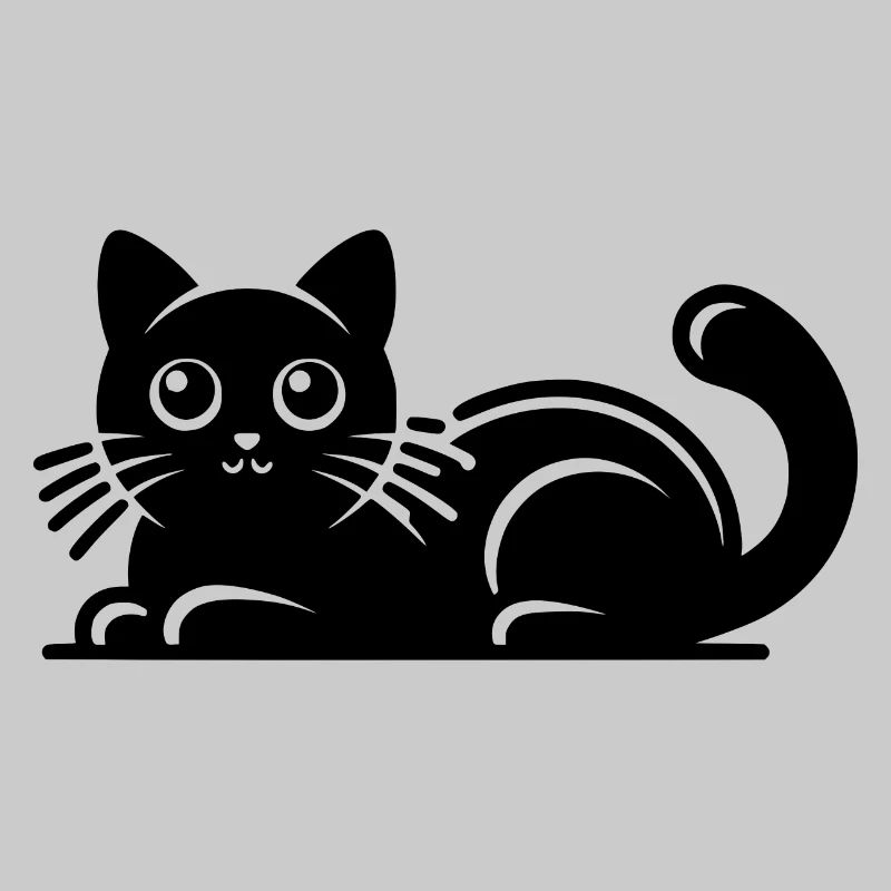 Dessin de chat mignon