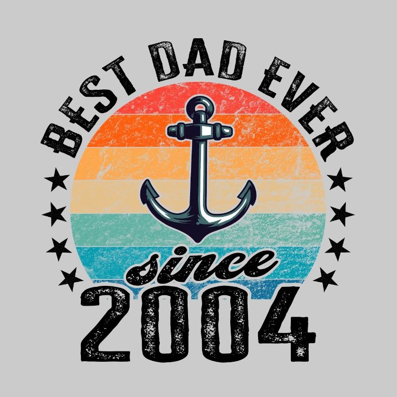Bester Papa der Welt seit 2004 Anker