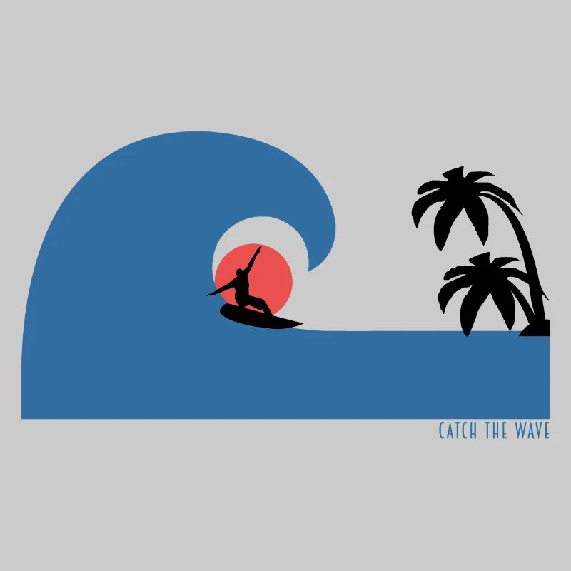 ATTRAPEZ LE SURFEUR DE VAGUES