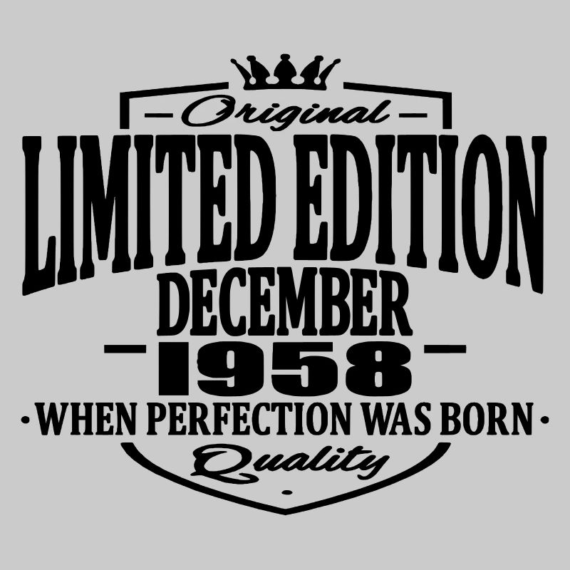 Edition limitée décembre 1958