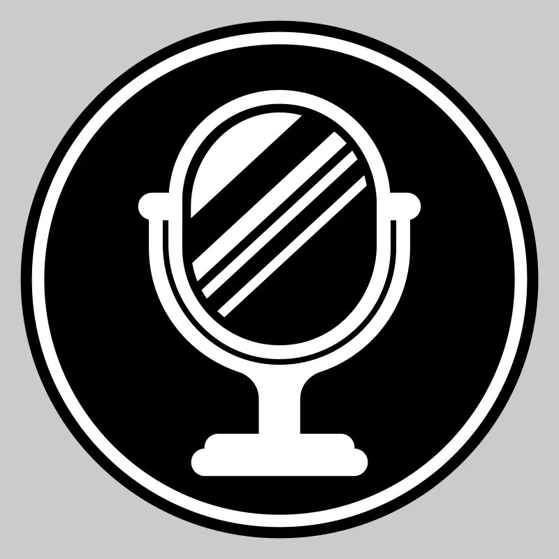 Mirror Icon Silhouette