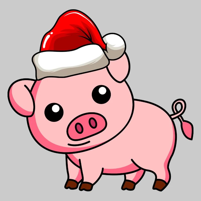 Pig Comic Christmas
