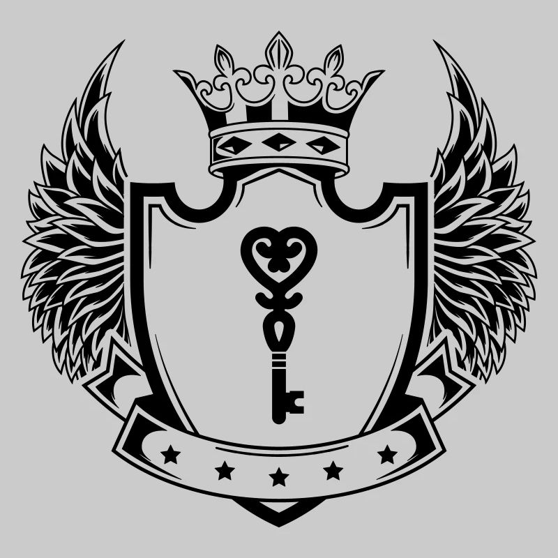 Key heart wedding