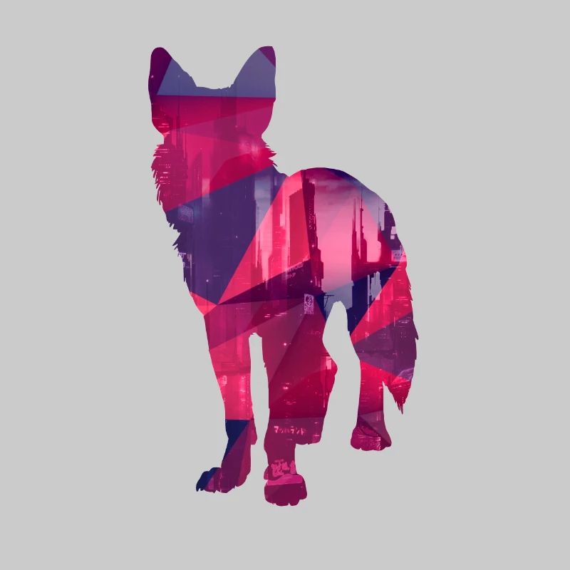 Dog low poly - Hunde Low Poly Design