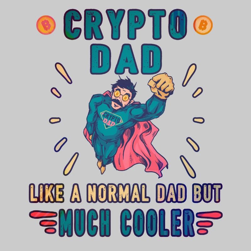Bitcoin Crypto Vater Papa Trader Krypto ryptocoins