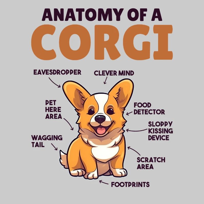 Explication du chien Anatomie d’un Corgi