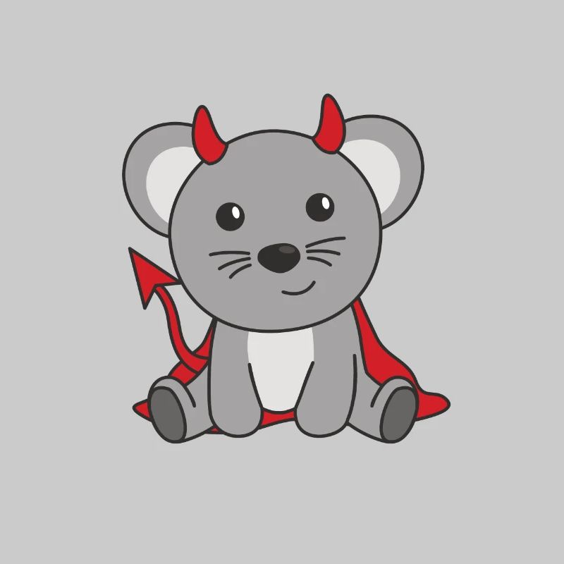 Mouse Happy Halloween Devil Costume