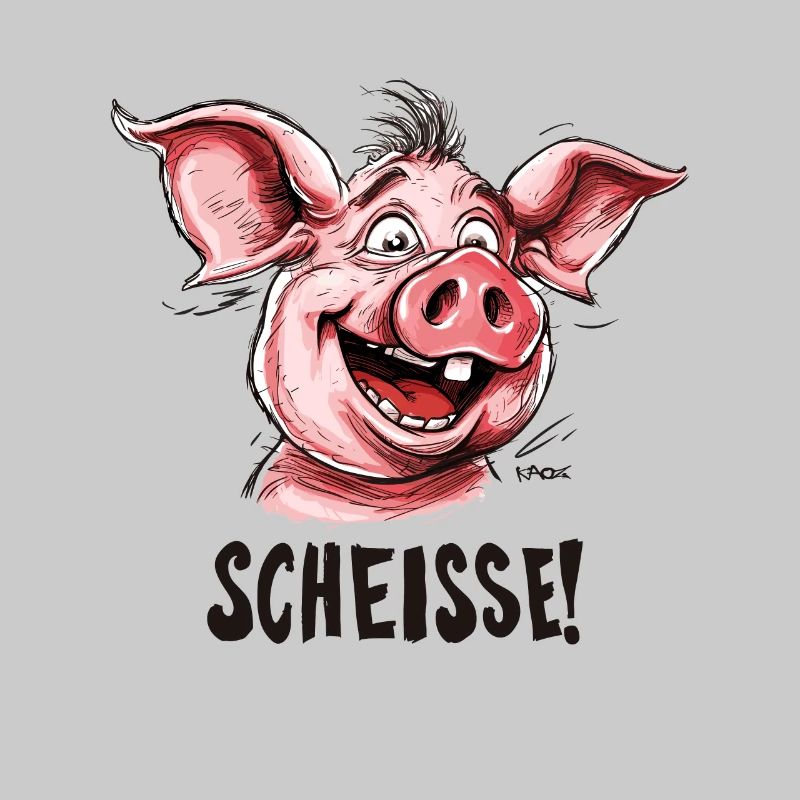 Scheiße, ein kleines Schwein