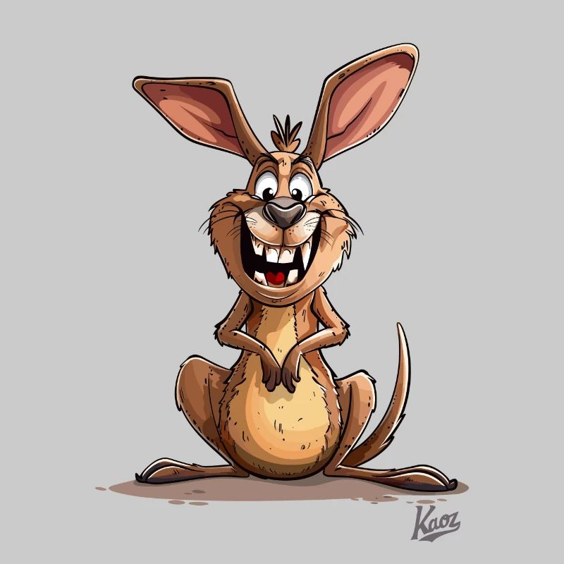 Funny Crooked Teeth: The Crazy Kangaroo