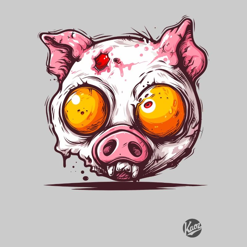 Fried Egg Zombie Pig