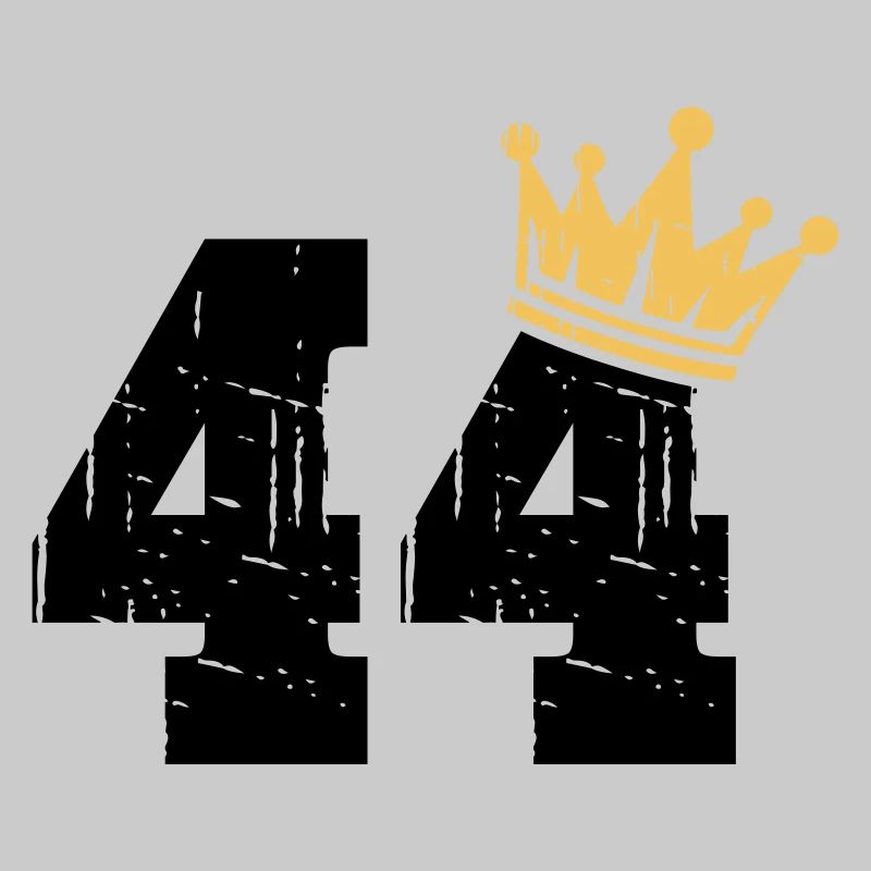 44 Crown 44th Birthday 44 years old