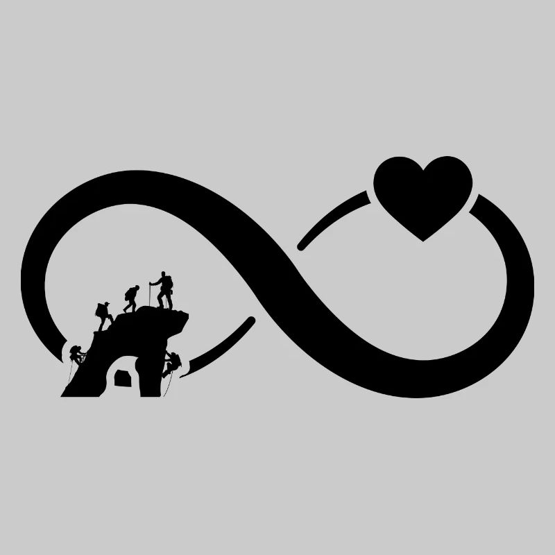 Infinity Heart and Climbing -