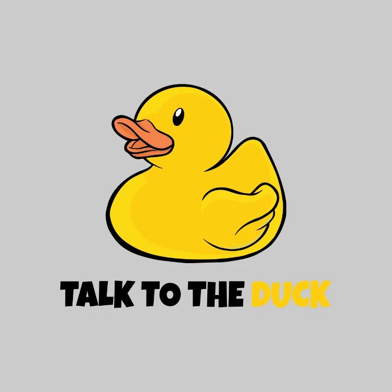 Programmer rubber duck debugging