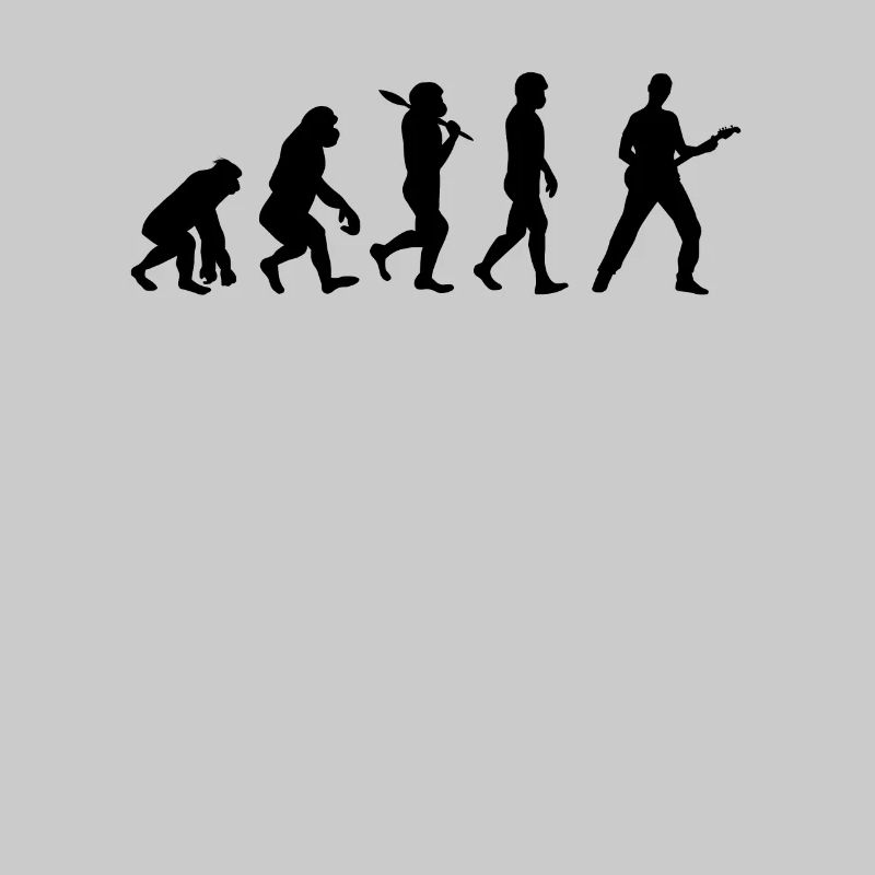 Musik Gitarre Evolution Geschenkidee