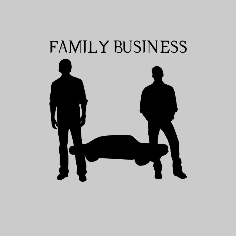 Firma rodzinna I Cool SPN Silhouette Dean Cas 67