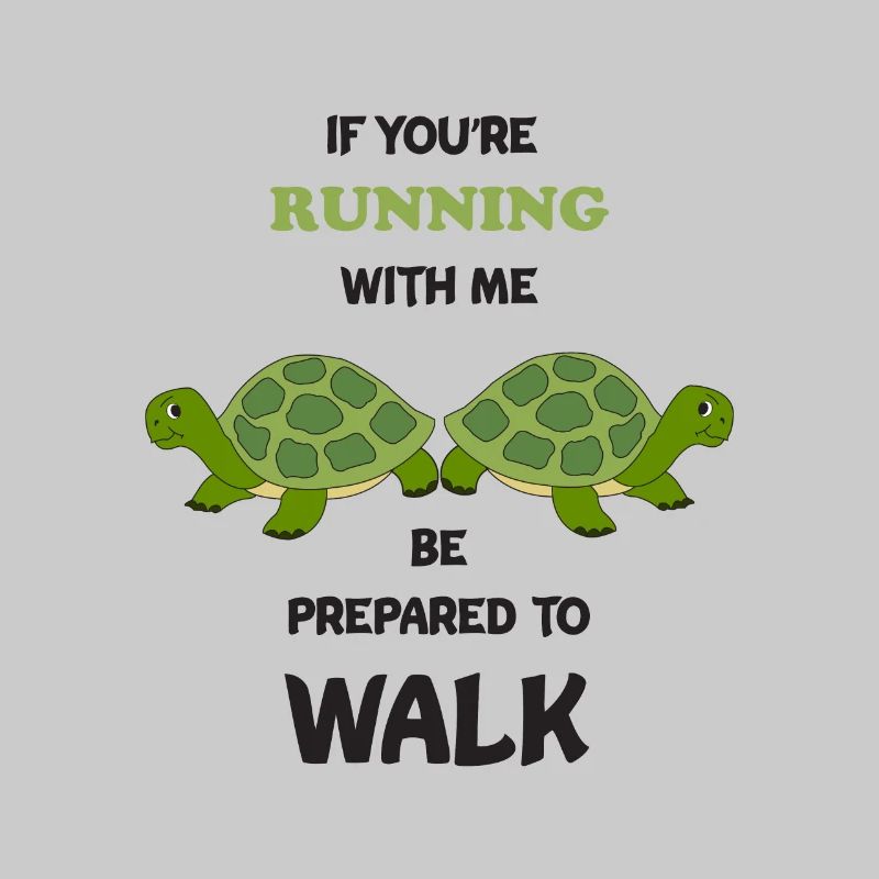 Running Funny Run Turtle Marathon Runner Geschenk