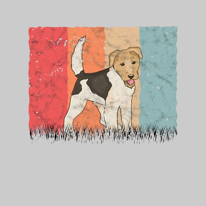Wire Haired Fox Terrier Fox Terrier Vintage Gift