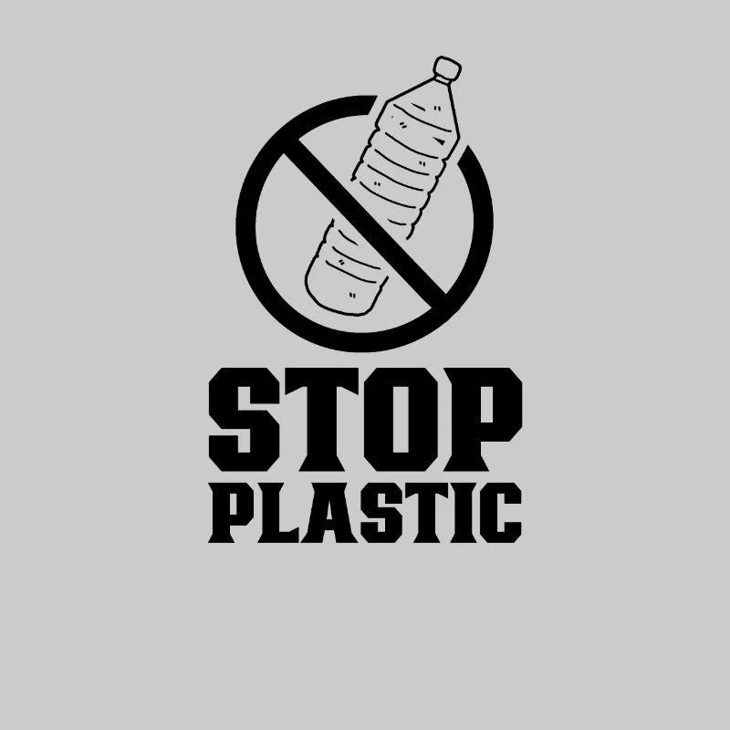 Stop plastic plastic waste plastic pollution