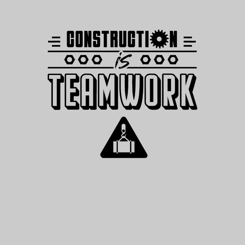 Construction work is teamwork construction site construction workers