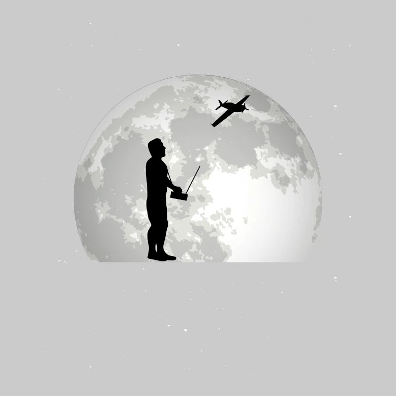 Model airplane moon model airplane model builder