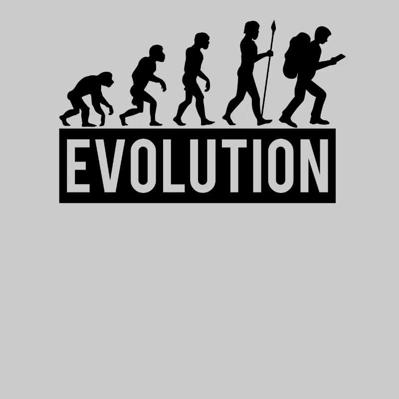 Geocacher Evolution GPS Geocaching Geschenk