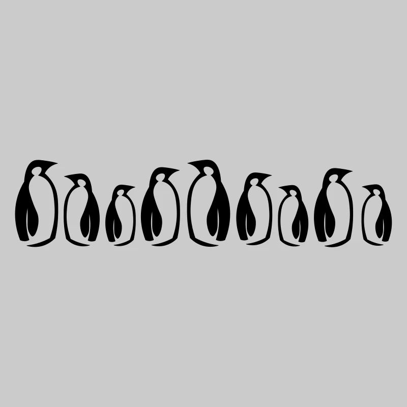 Pinguin Kolonie Geschenkidee