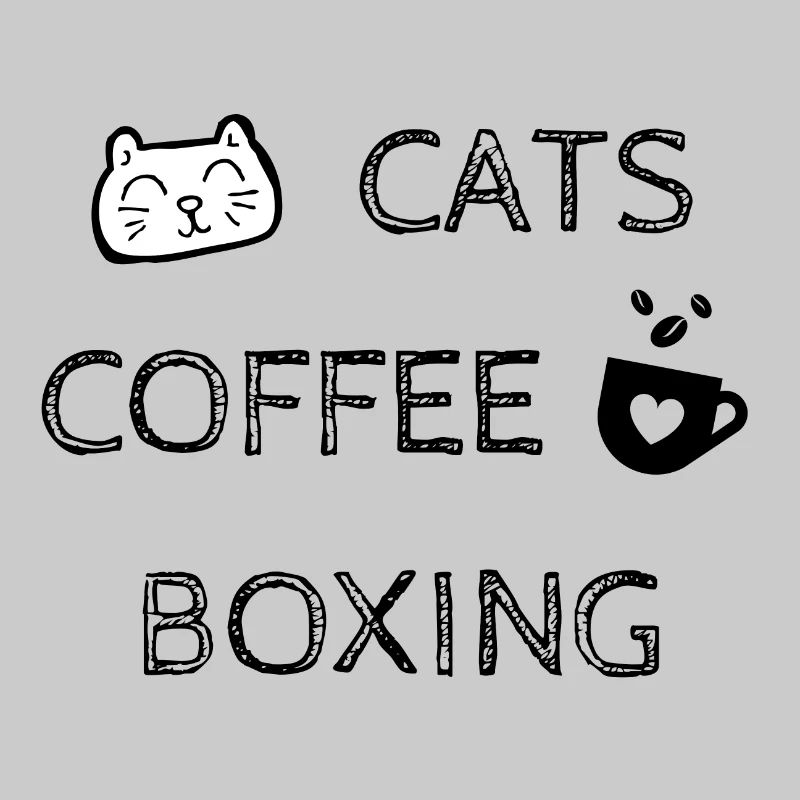 Chats. Café. Boxe